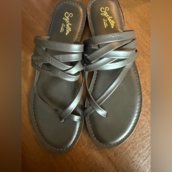 NWOT Seychelles from J.Jill Dark Espresso Brown Strappy Sandals SZ 9 - Picture 4 of 7